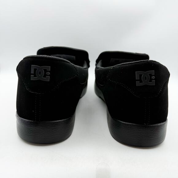 DC Mens Villain 2 Slip On Sneakers US 18 EU 55 Black Leather NIB - Picture 9 of 12